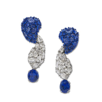 Sapphire and Diamond Earrings | Genève 🇨🇭