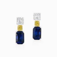 Sapphire and Diamond Earrings | Dubai 🇦🇪