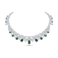 Emerald Symphony Diamond Necklace | Riyadh 🇸🇦