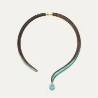 EMILY P. WHEELER 18K Yellow Gold Paraiba Collar Necklace | NY 🇺🇸