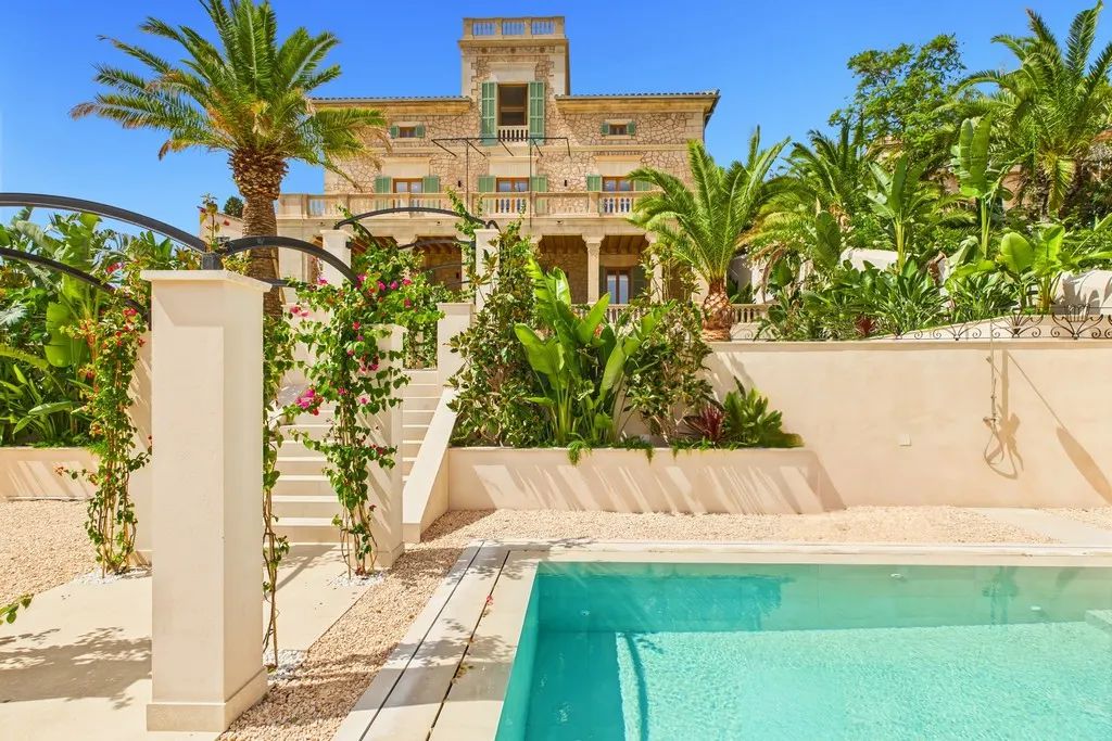 Renovated Historic Sea View Palazzo With Lush Exotic Garden Overlooking The Harbour Of Palma | Balearic Islands 🇪🇸