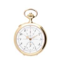 1904 PATEK PHILIPPE, OPEN FACE SPILT SECONDS CHRONOGRAPH POCKET WATCH. MADE 1904 | London 🇬🇧