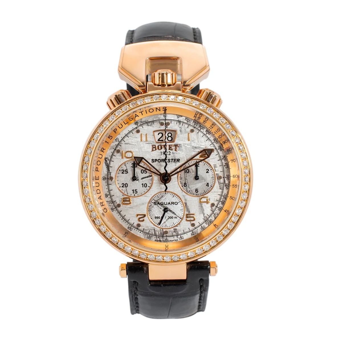 Bovet 1822 Saguaro 46MM SP0420 18K Gold Limited Edition Diamond Meteorite | Houston 🇺🇸