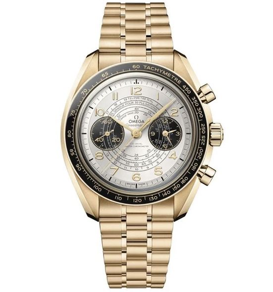 OMEGA SPEEDMASTER CHRONOSCOPE 43MM MOONSHINE™ GOLD WATCH | Manchester 🇬🇧