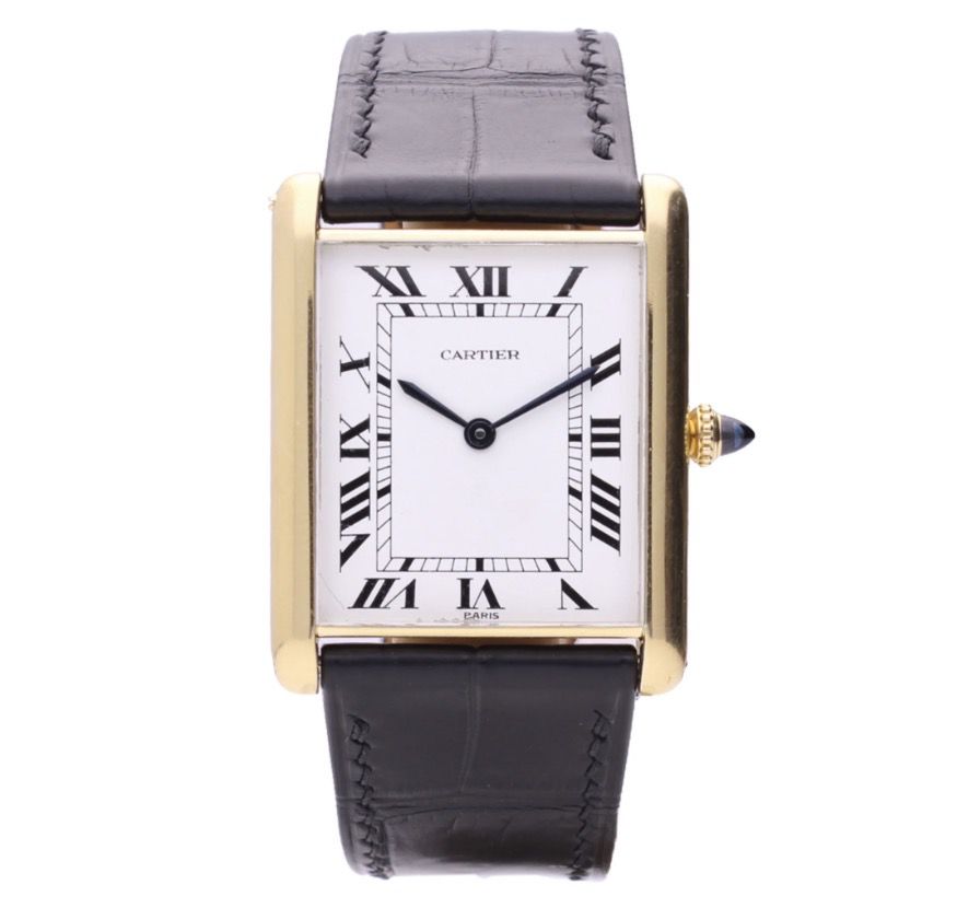 1970 18CT YELLOW GOLD CARTIER JUMBO TANK | London 🇬🇧