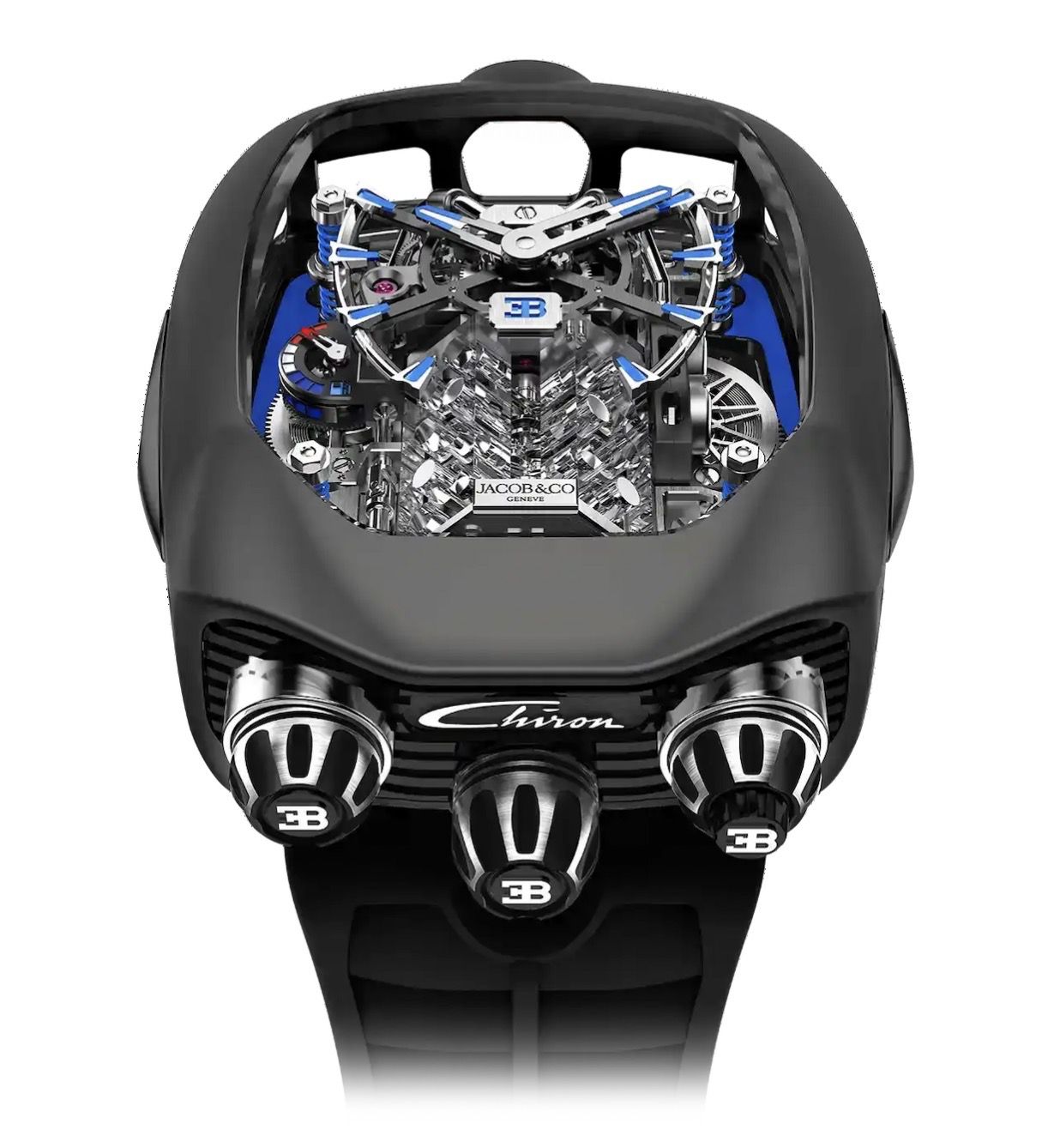 Jacob & Co. Bugatti Chiron Tourbillon ANTHRACITE TITANIUM | NY 🇺🇸