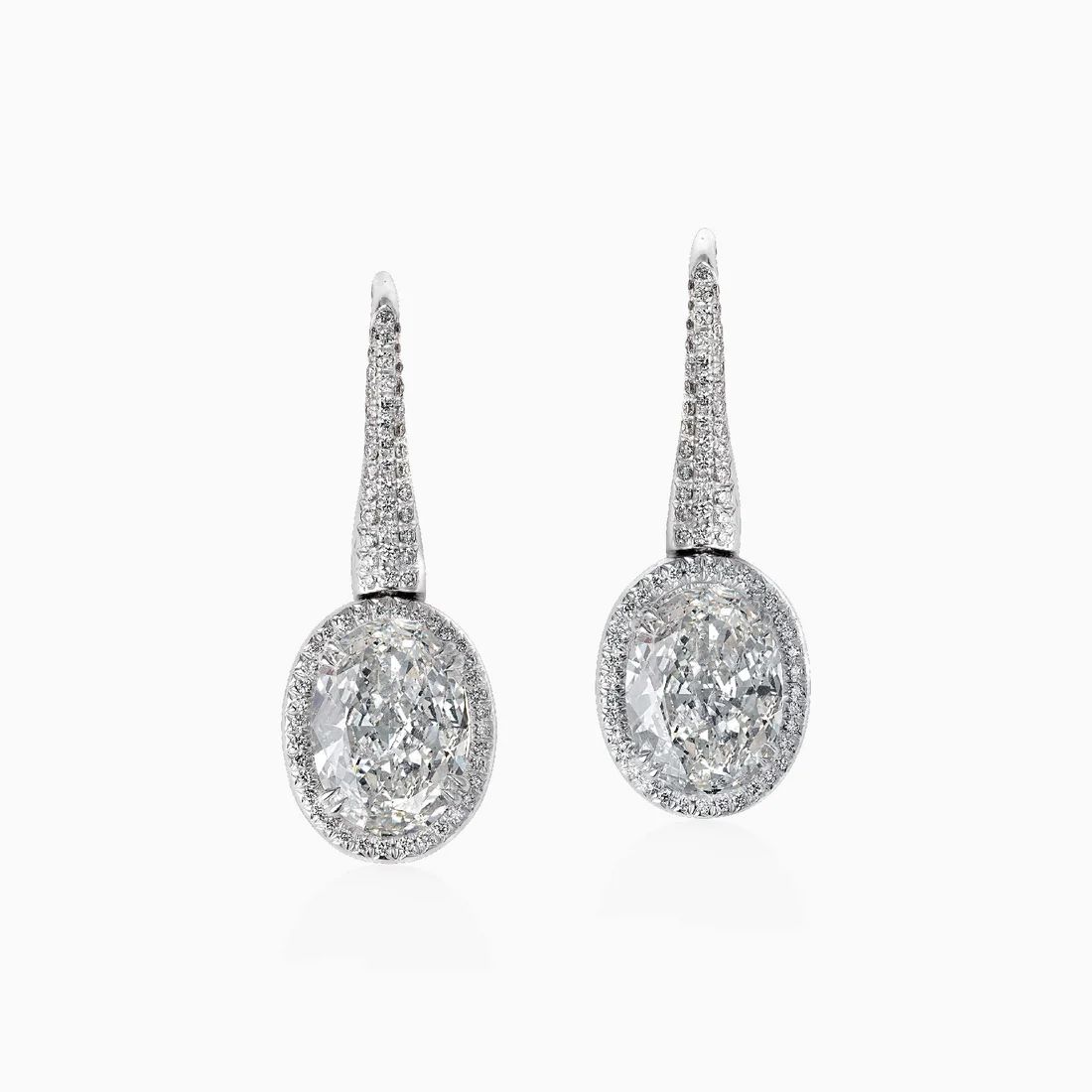 Oval Solitaire Earrings | Dubai 🇦🇪
