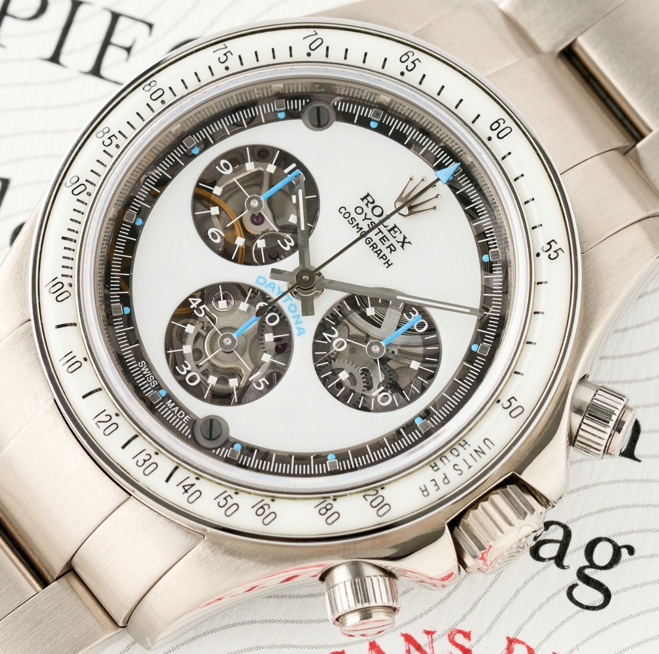 Rolex Daytona by Artisans De Genève “La Riva” – 18K White Gold – Piece Unique | Milano 🇮🇹