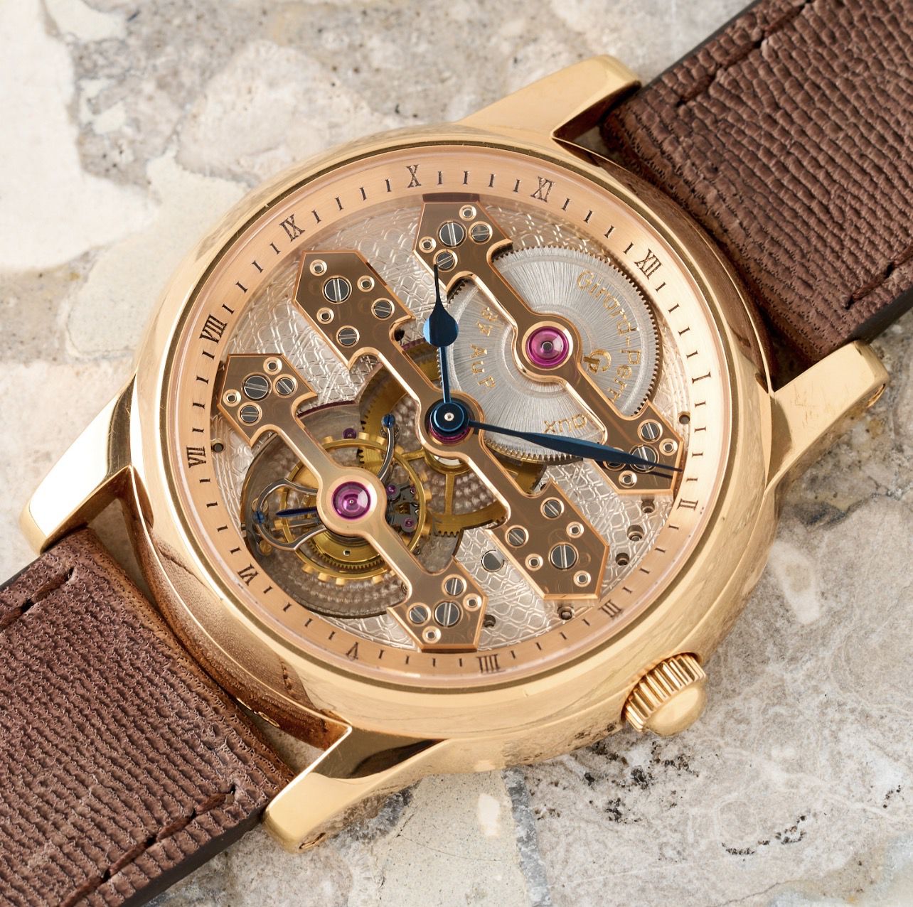 Girard-Perregaux Triple Bridge Tourbillon 99193 – 18k Rose Gold | Milano 🇮🇹