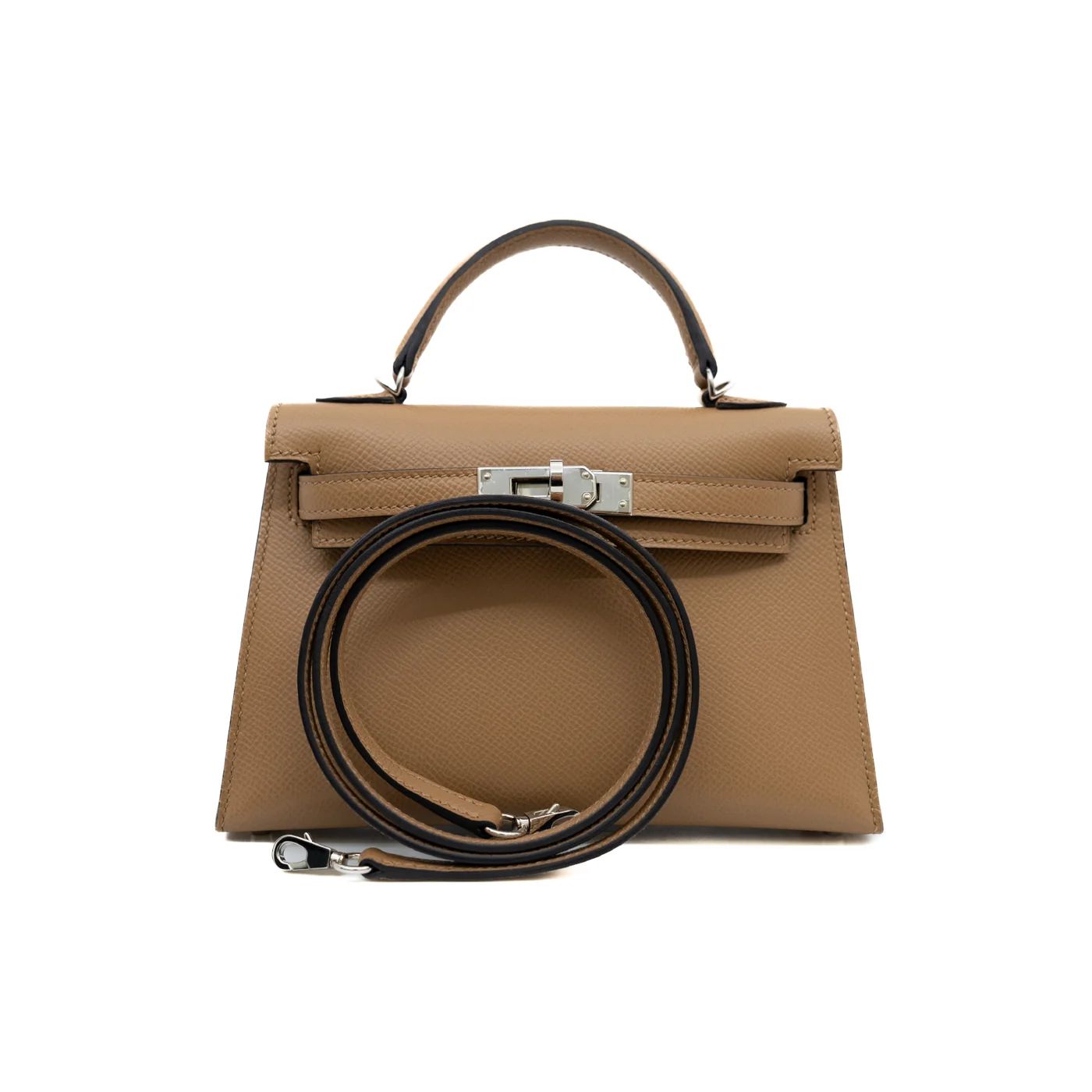 HERMES MINI KELLY II CHAI EPSOM PHW Z STAMP | Sydney 🇦🇺